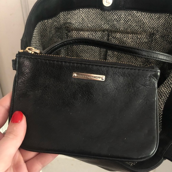 Rebecca Minkoff Black Leather Tote - Picture 4 of 5